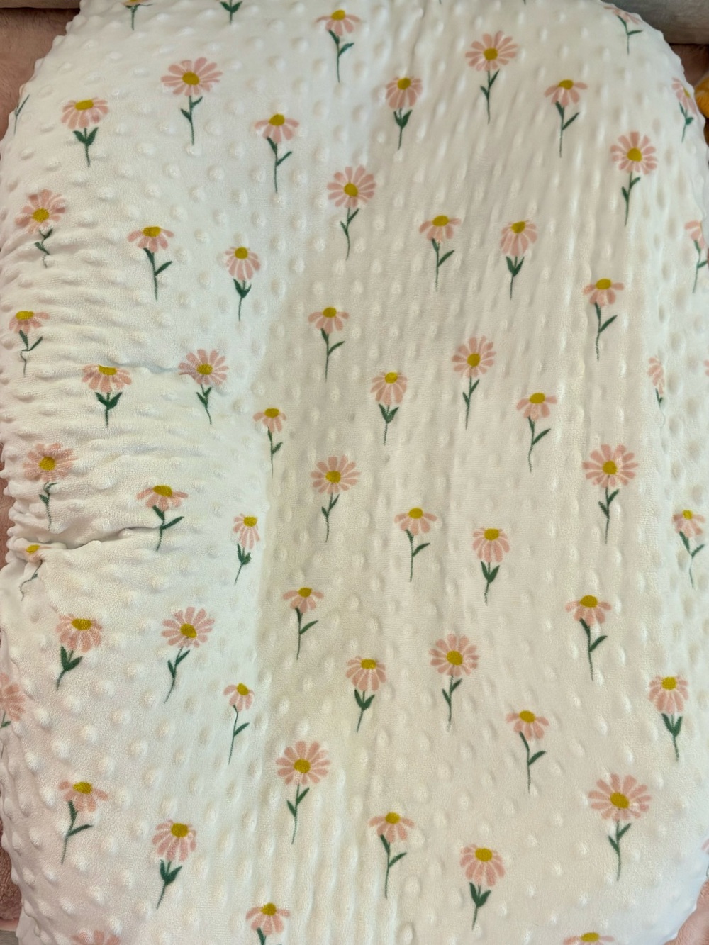 Snuggle Me Organic Infant Lounger Daisy Cover Gently Used